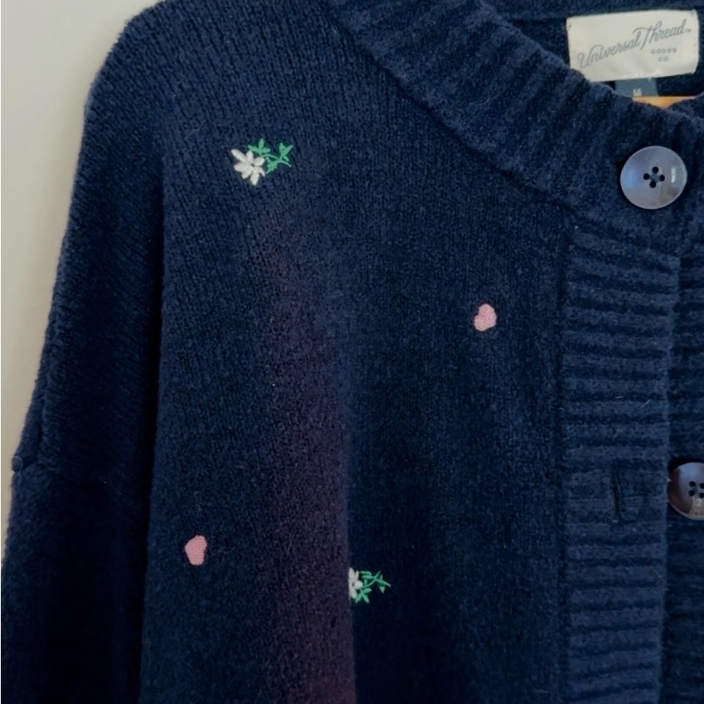 Universal Thread Cardigan with Embroidered Details - Picture 3 of 5